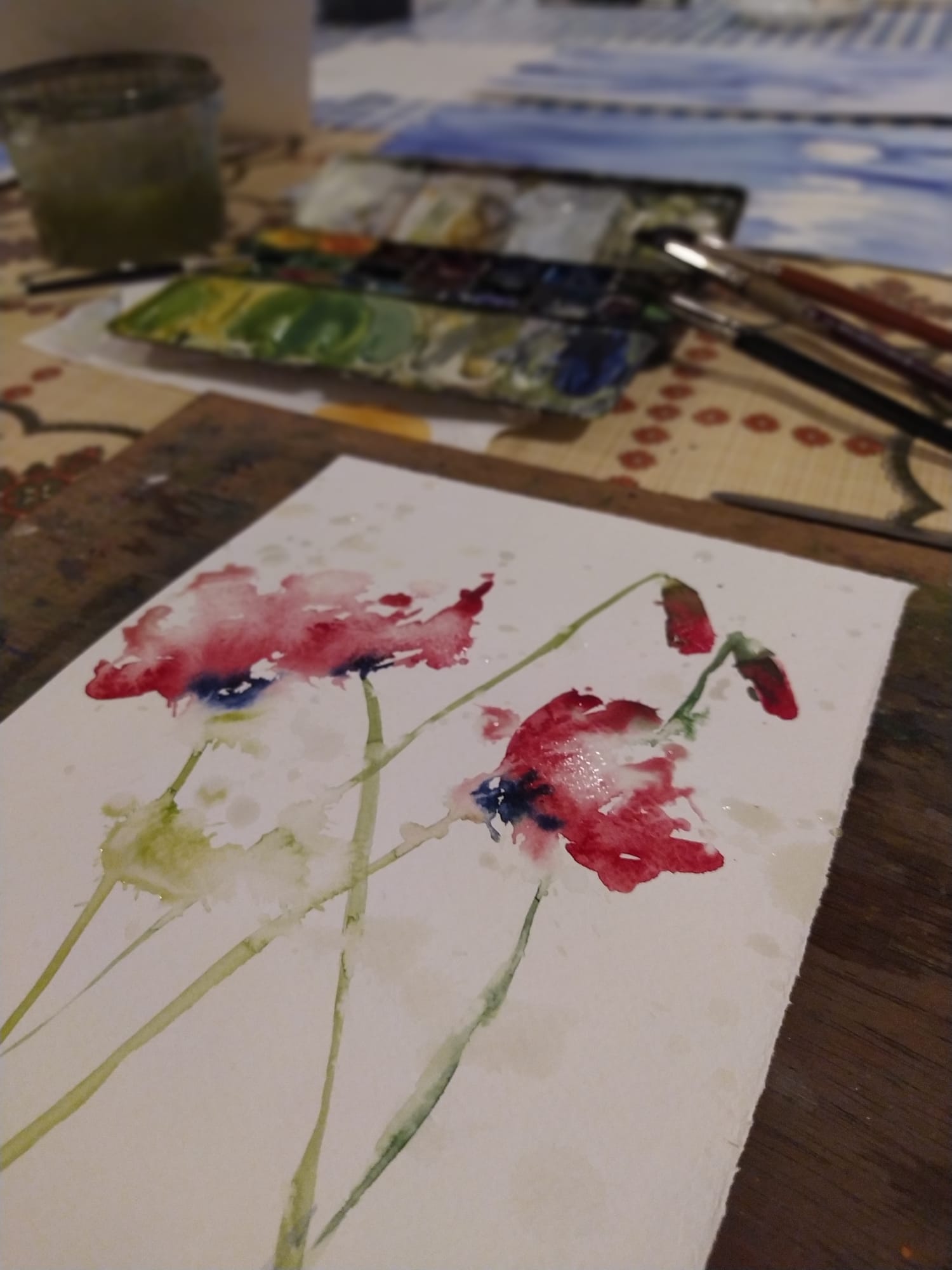 Intuïtief met aquarel – reeks van 3 namiddagen